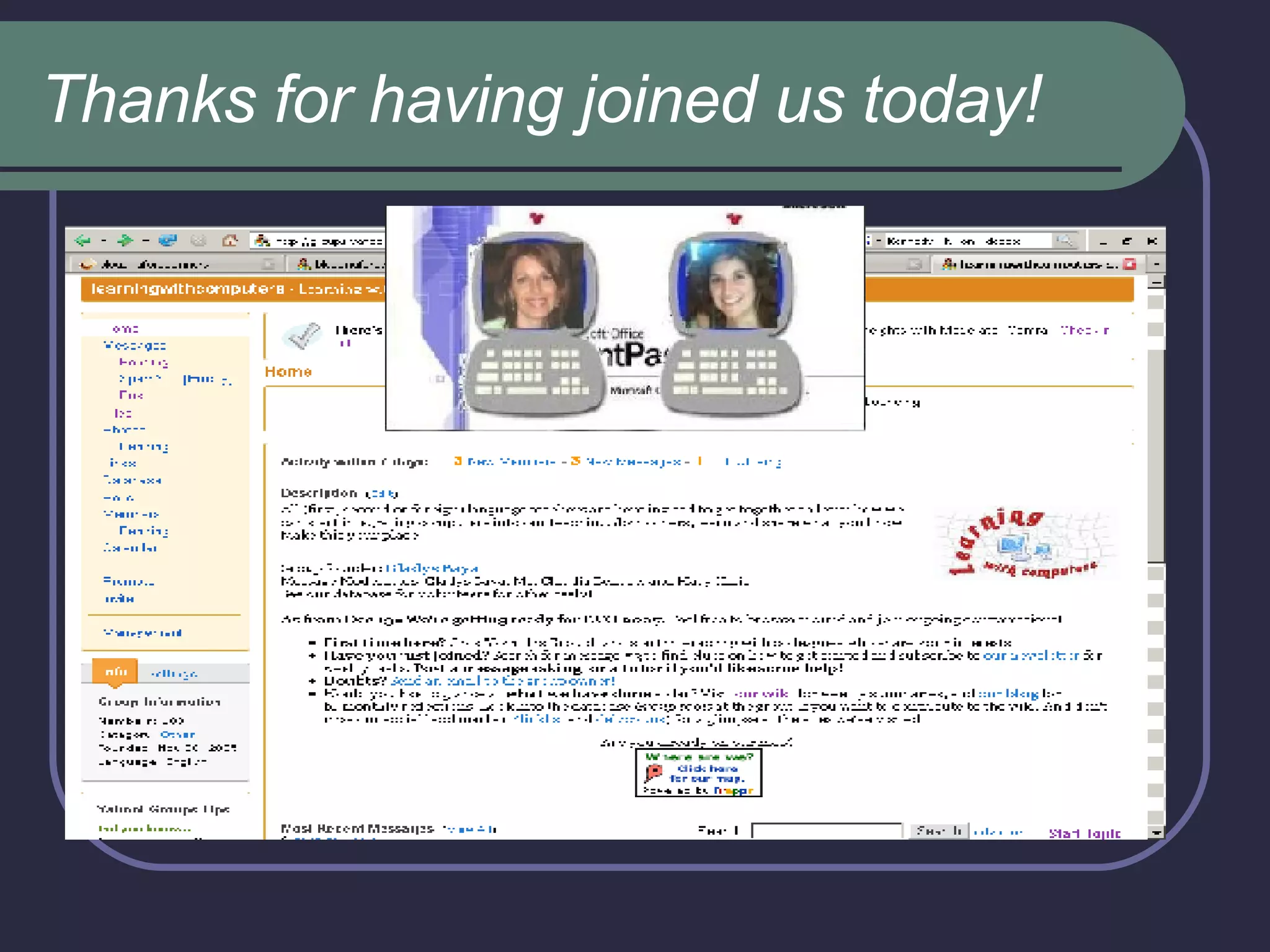 Thanks for having joined us today! 