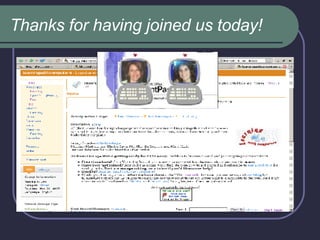 Thanks for having joined us today! 