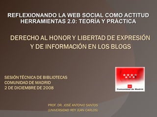 REFLEXIONANDO LA WEB SOCIAL COMO ACTITUD HERRAMIENTAS 2.0: TEORÍA Y PRÁCTICA 