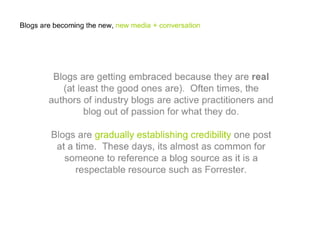 Blog's Eye View