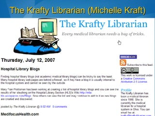 The  Krafty  Librarian (Michelle Kraft) 