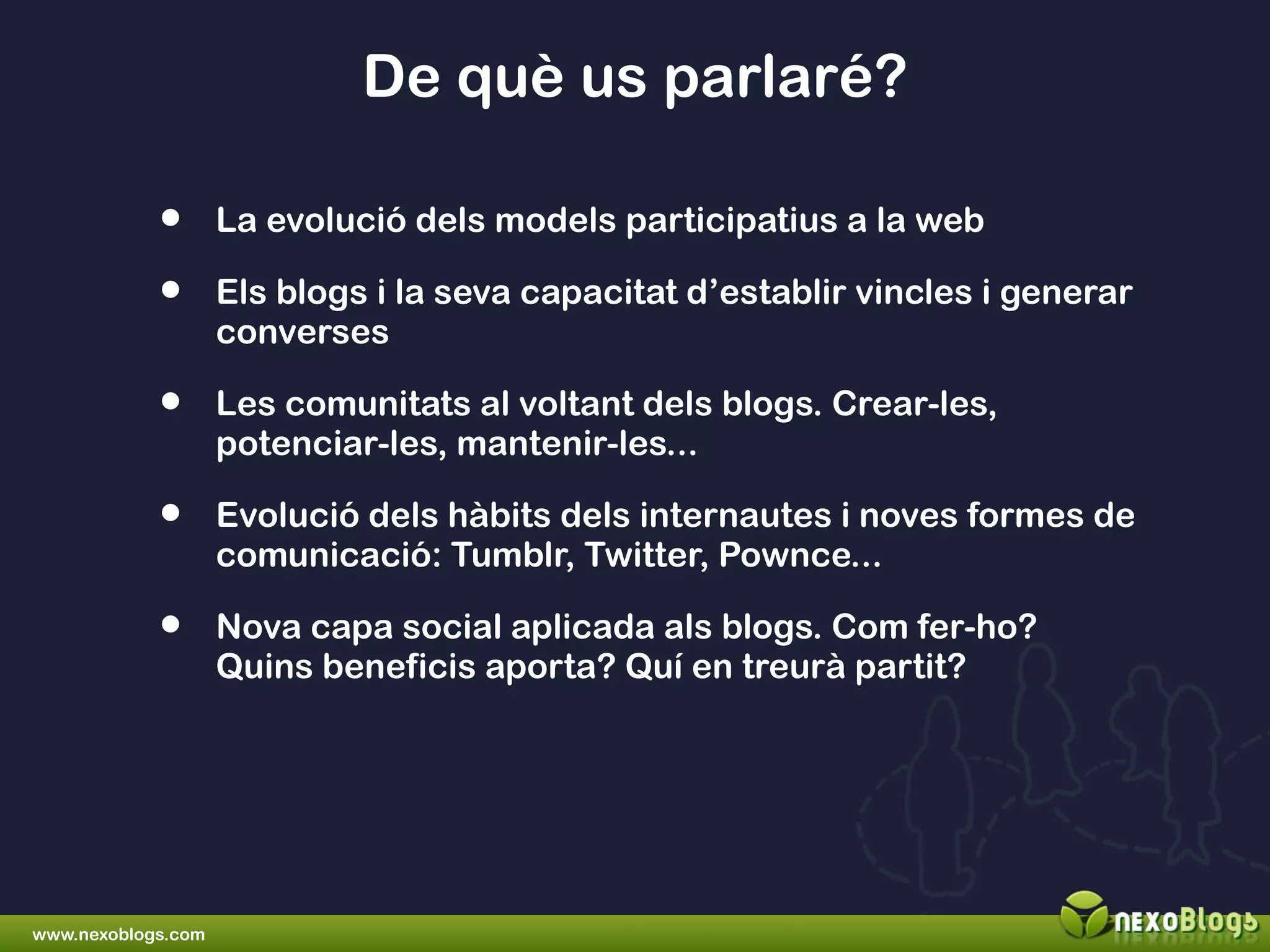 Blogs i xarxes socials