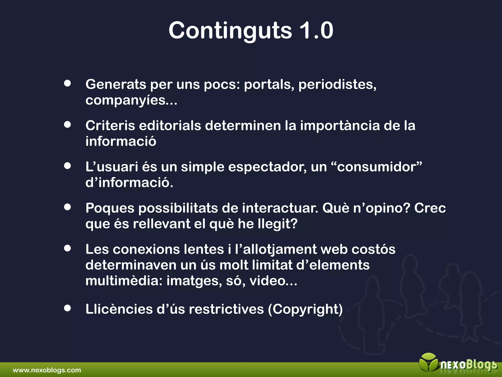 Blogs i xarxes socials