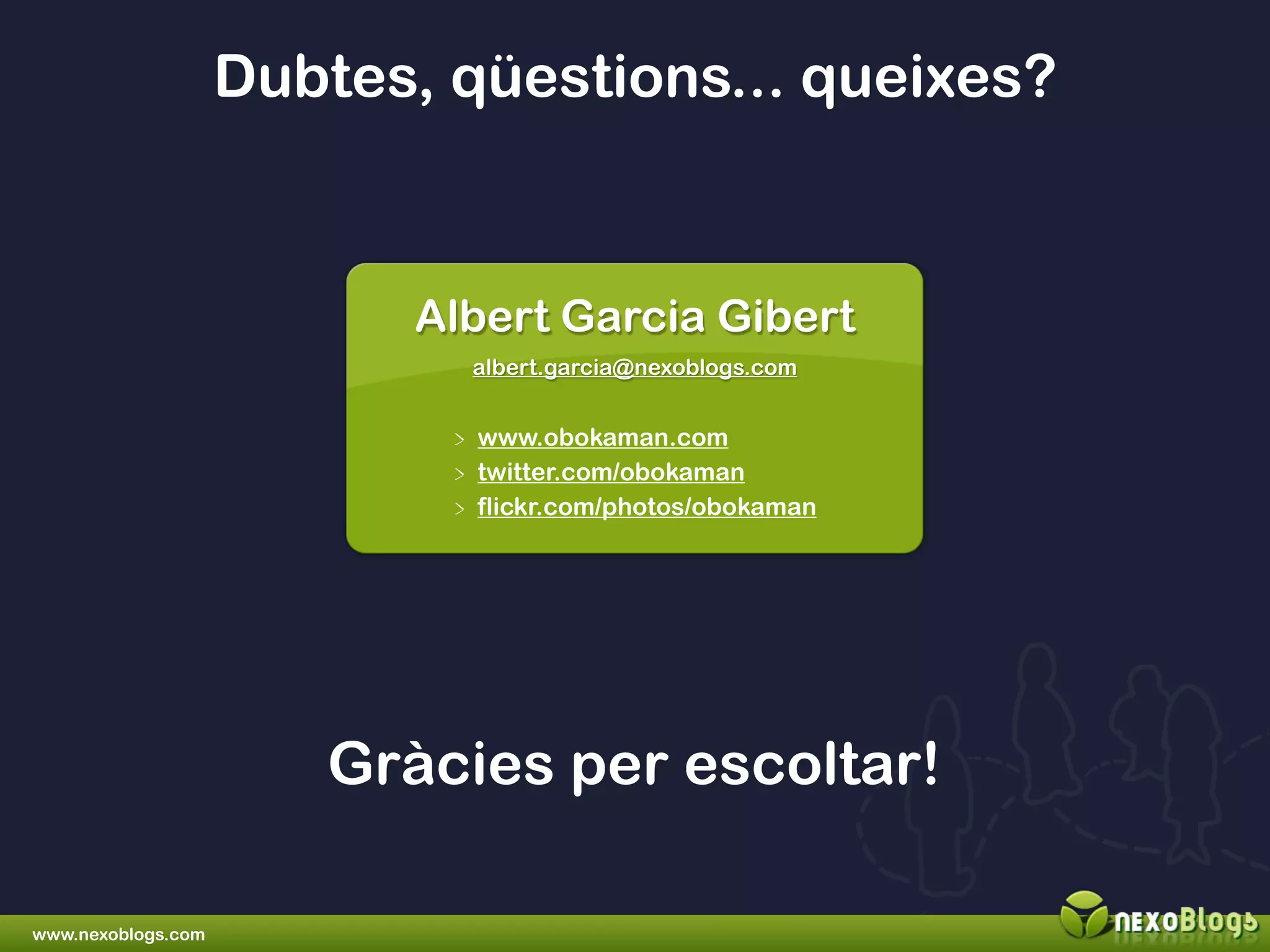 Blogs i xarxes socials