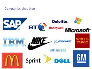 Companies that blog 