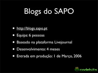 Blogs SAPO