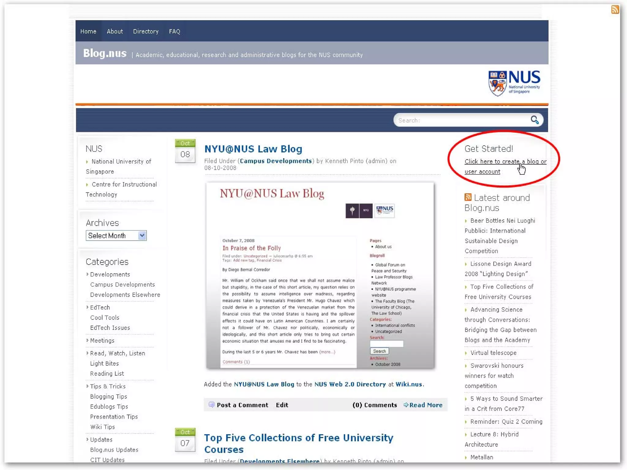 Blogs, Wikis and eLearning Week