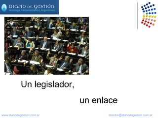Un legislador,  un enlace 