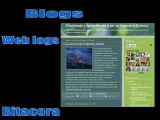 Blogs Web logs Bitacora 