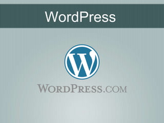 WordPress: Ferramentas
 
