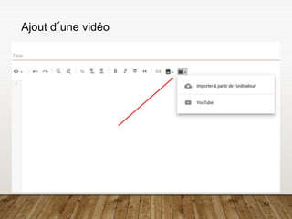 52
Ajout d´une vidéo
 