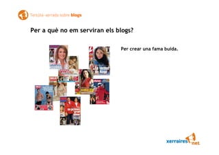 Xerrada tertúlia sobre blogs