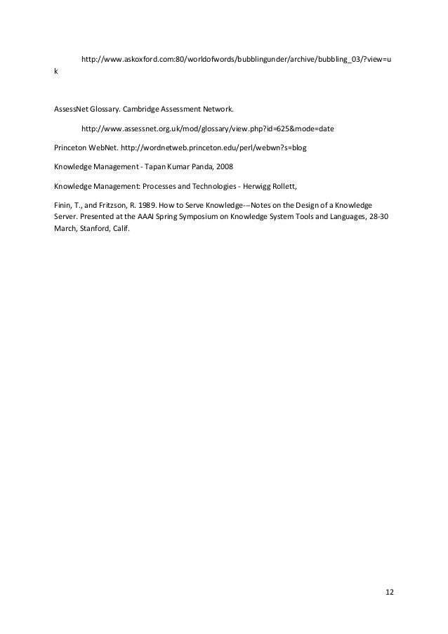 Blogs and discussion forum as a medium for knowledge sharing Blogs and discussion forum as a medium for knowledge sharing