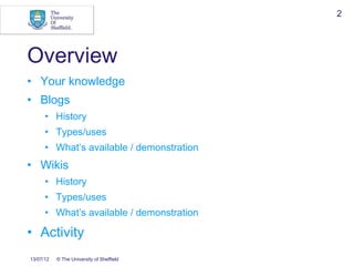 Blogs and wikis | PPT