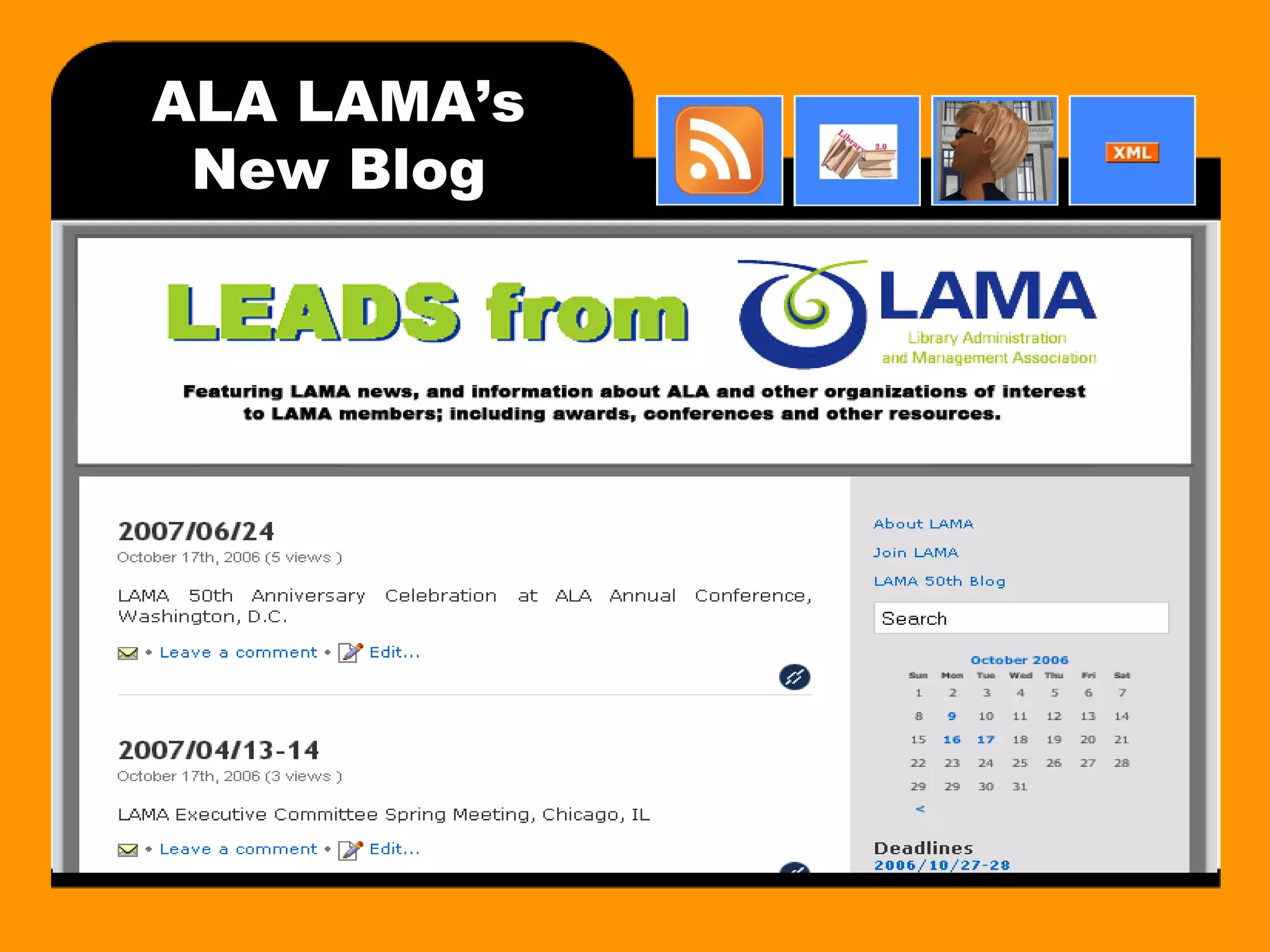 ALA LAMA’s New Blog 