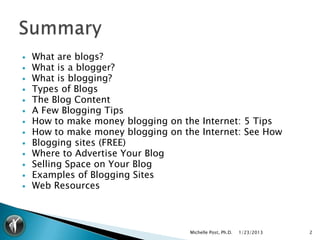 Blogs, blogger & blogging.ppt