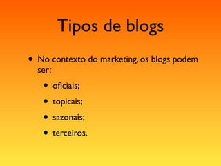 Blogs e publicidade