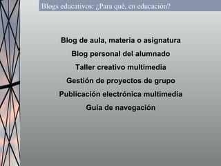 Blogs Como Recurso DidáCtico 2010