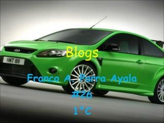 Blogs Franco A. Parra Ayala #26 1°C 