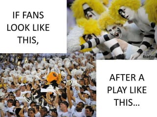 IF FANS LOOK LIKE THIS, Bradley Photos: Clemson at Georgia Tech AFTER A PLAY LIKE THIS… 
