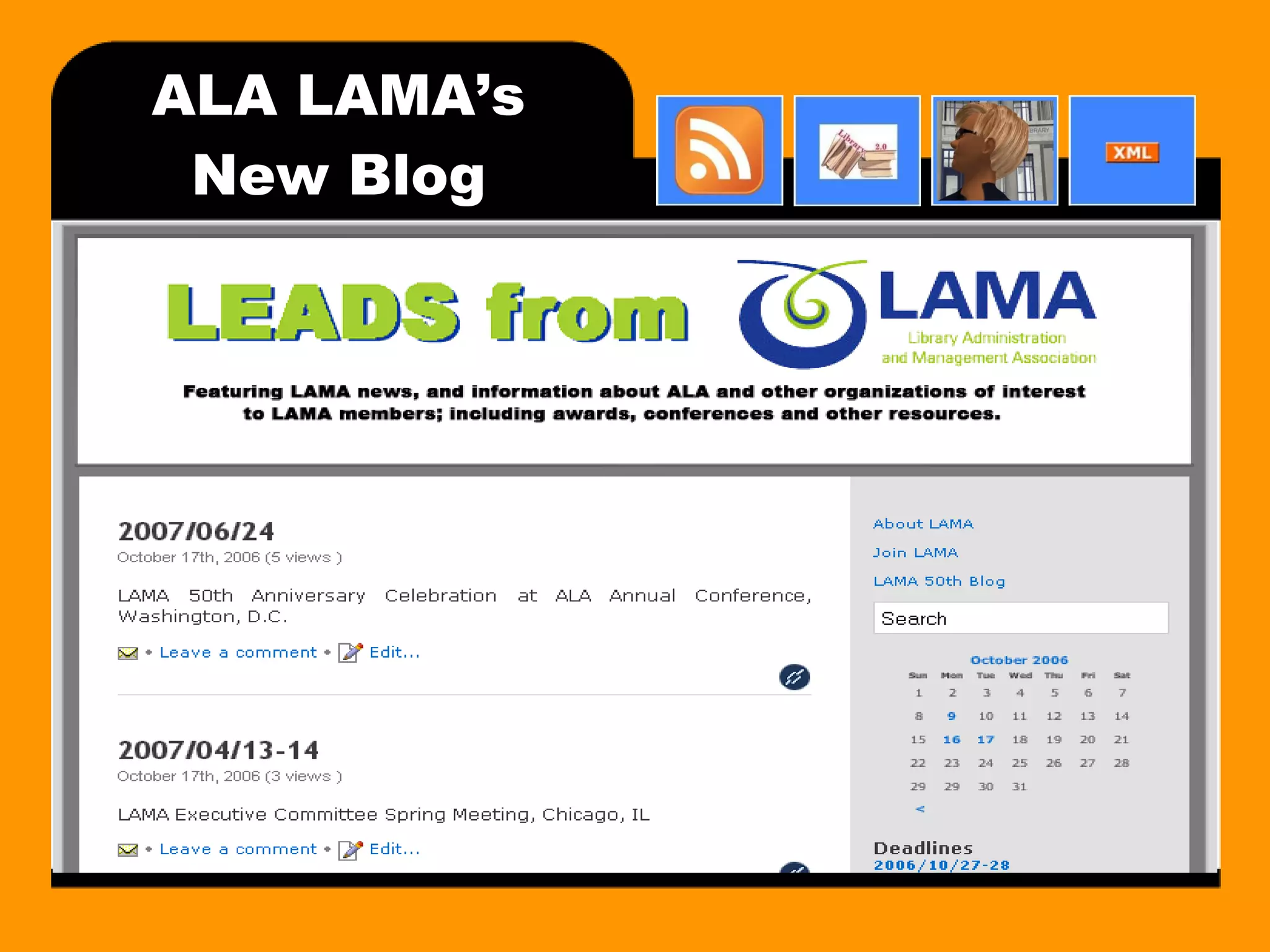 ALA LAMA’s New Blog 