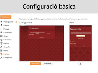 Configuració bàsica
 