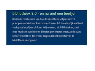 Blogs presentatie nov 2010