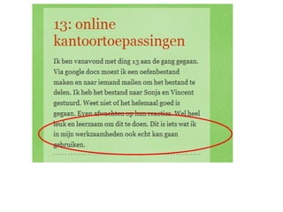 Blogs presentatie nov 2010