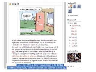 Blogs presentatie nov 2010