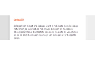 Blogs presentatie nov 2010