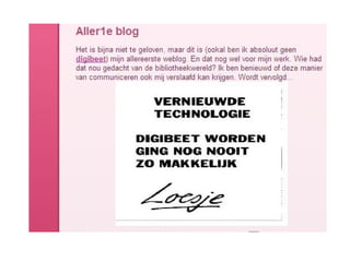 Blogs presentatie nov 2010