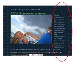 Blogs presentatie nov 2010
