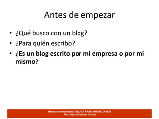 Cómo hacer un blog