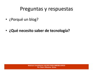 Ejemplos de blogs inmobiliarios