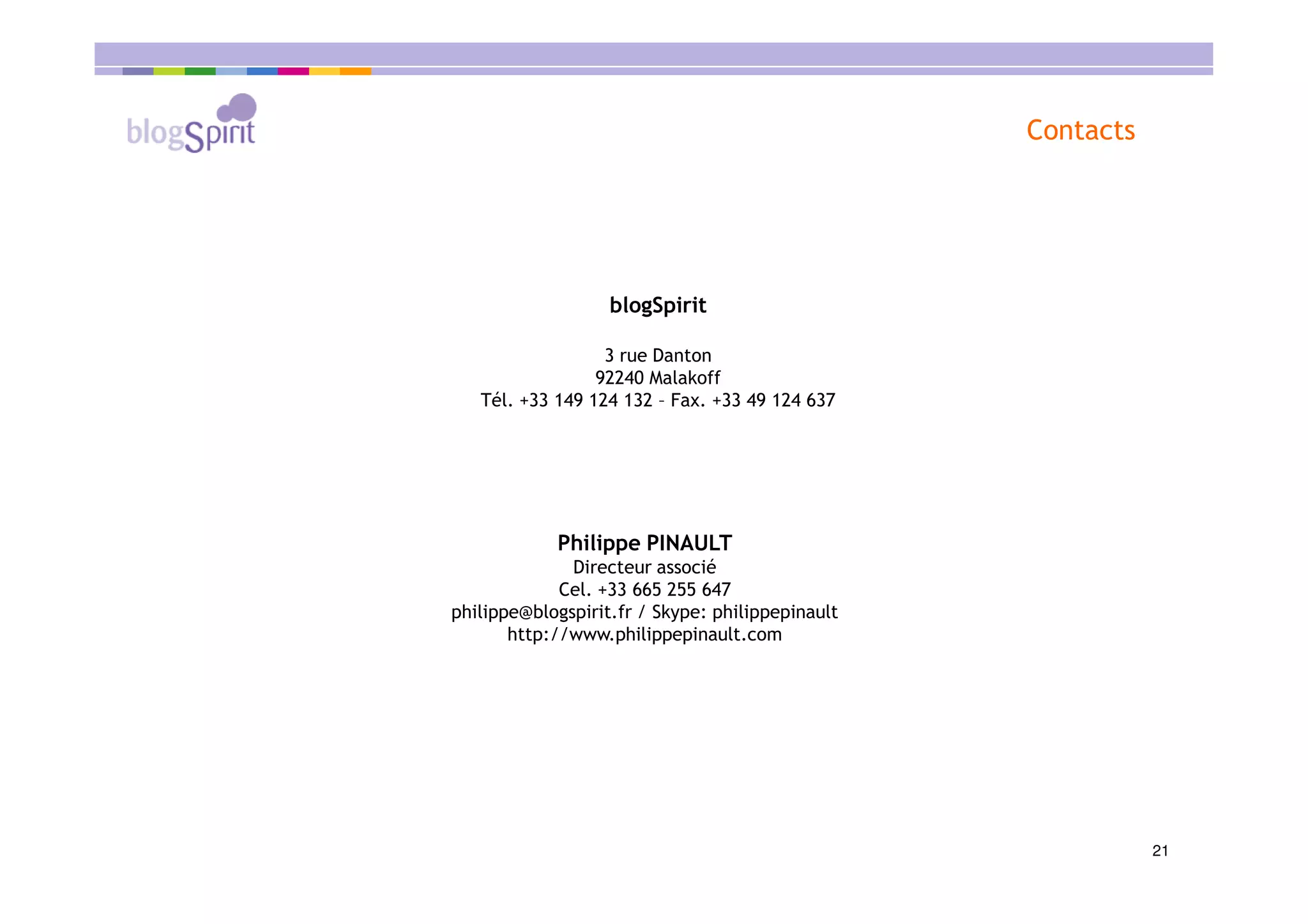 Blogspirit CCI Strasbourg 25 mai 2007