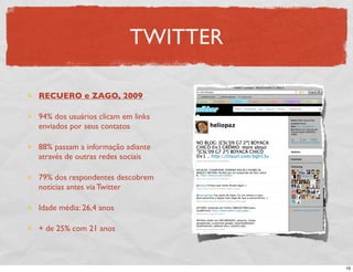 Aula Unisinos PP: blogs, twitter, PP