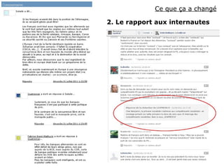 Ce que ça a changé 2. Le rapport aux internautes 