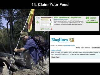 13. Claim Your Feed