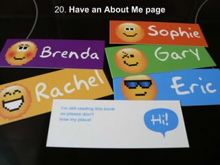 20. Have an About Me page