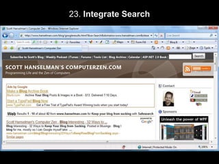 23. Integrate Search 