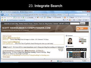 23. Integrate Search <br />