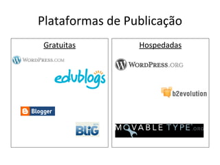 Plataformas de Publicação Gratuitas Hospedadas 