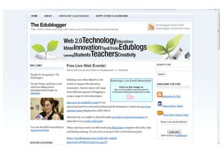 Resources: Edublogs’ webinars