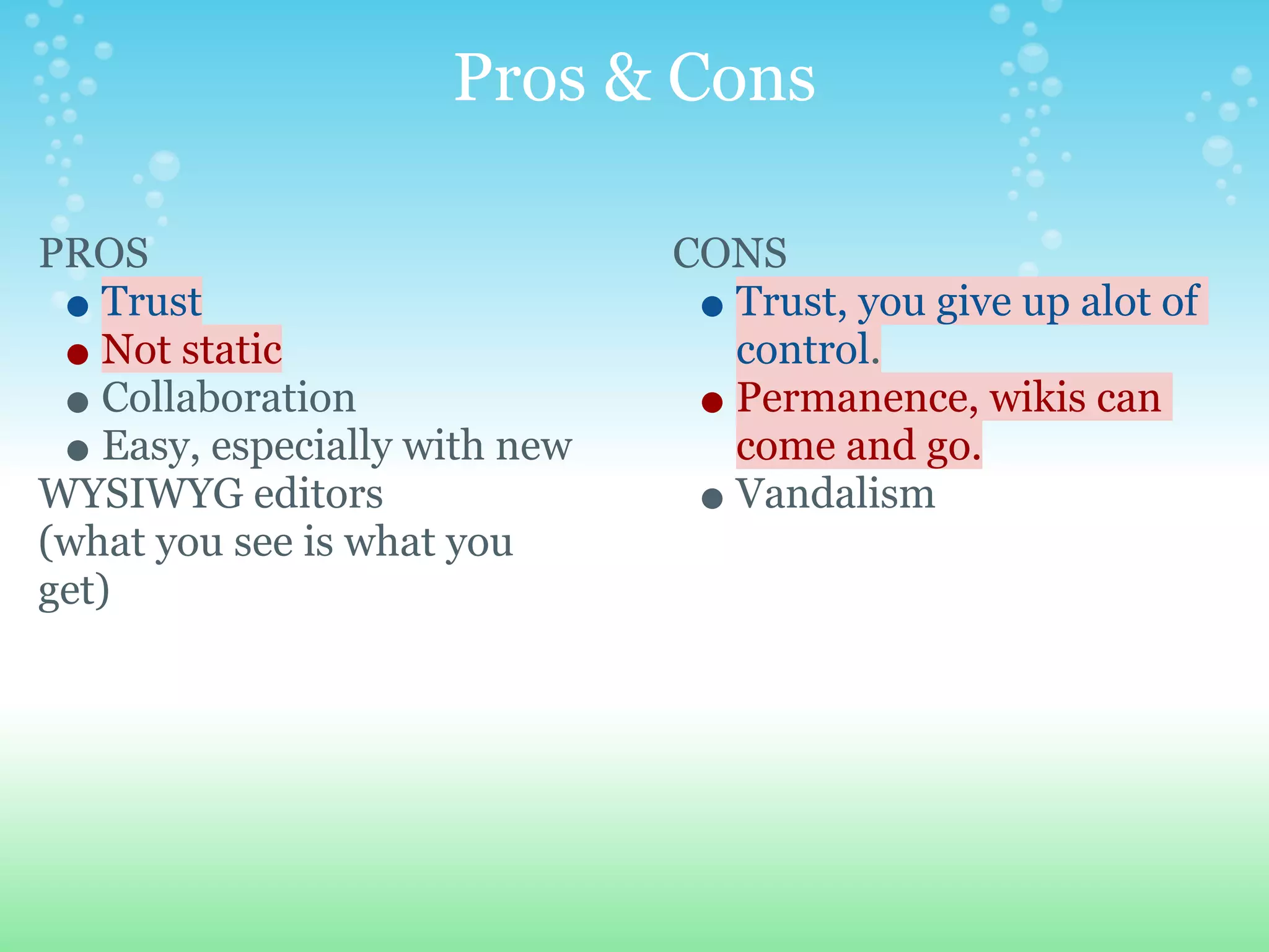 Blogs&Wikis
