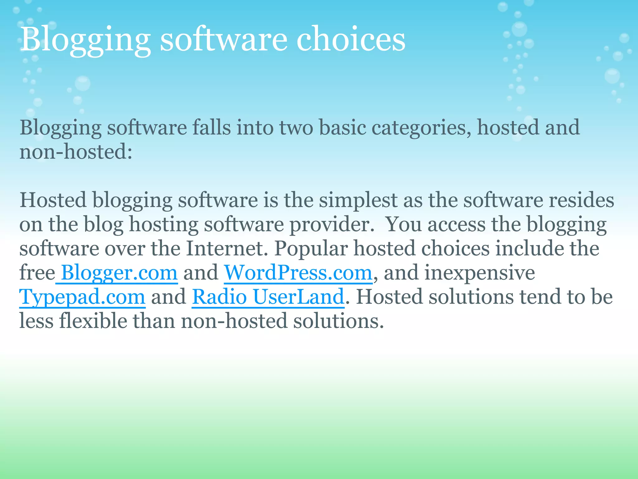Blogs&Wikis