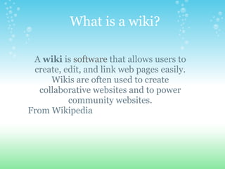 Blogs&Wikis