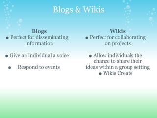 Blogs&Wikis