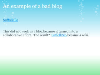 Blogs&Wikis