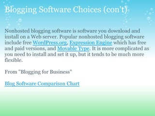 Blogs&Wikis