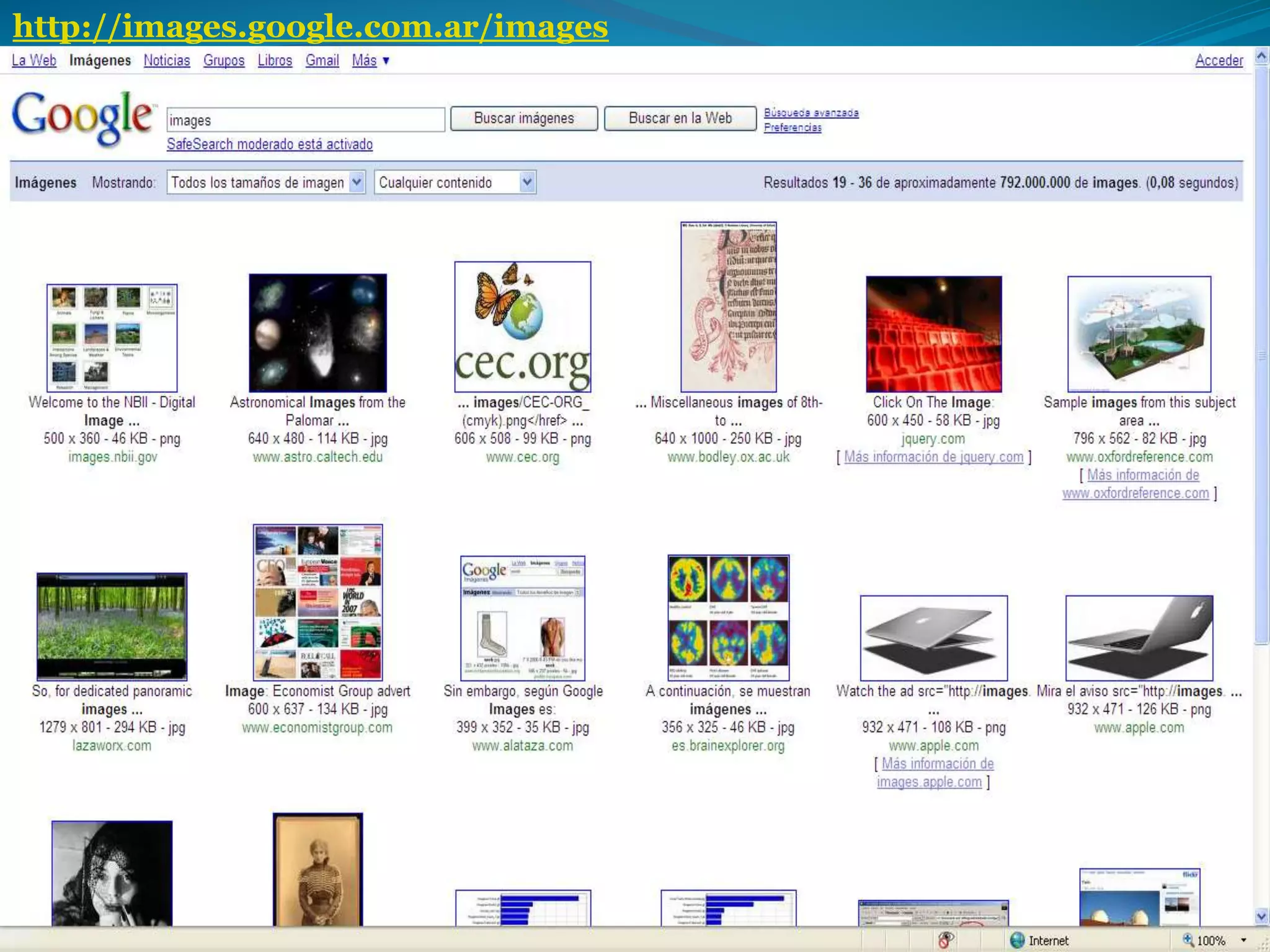 http://images.google.com.ar/images 
 